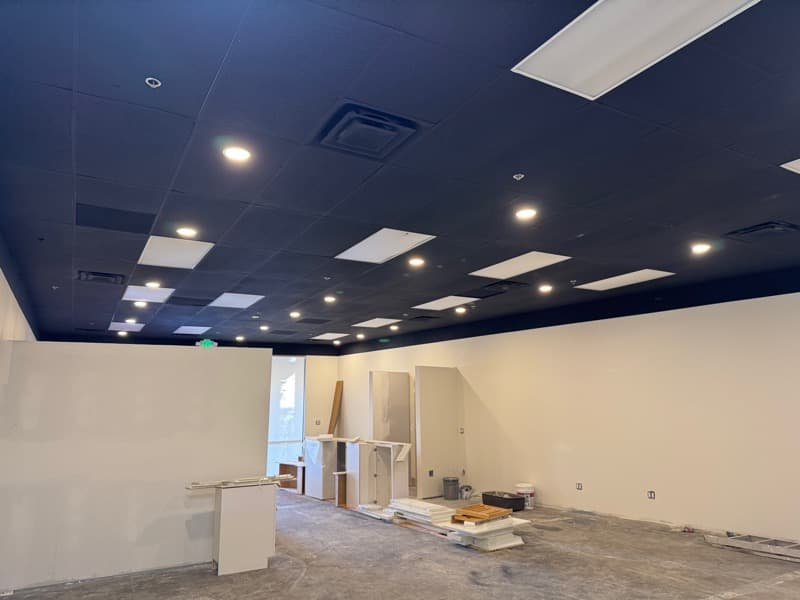 Commercial Showroom Lighting - professional electrical work in Orange County
